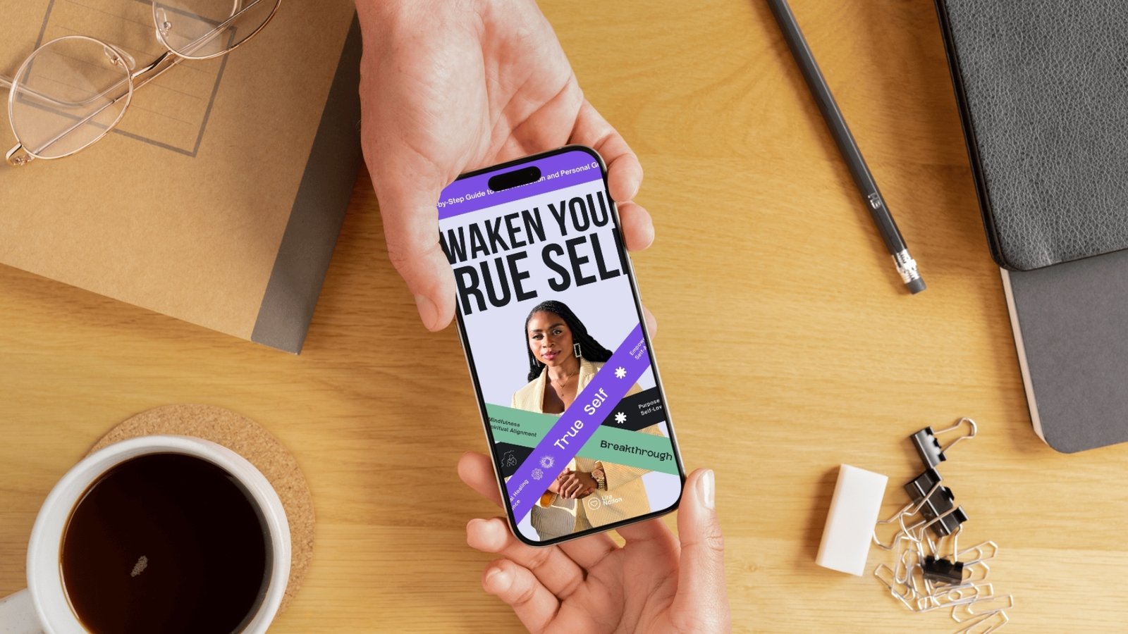 Awaken Your True Self book mockup