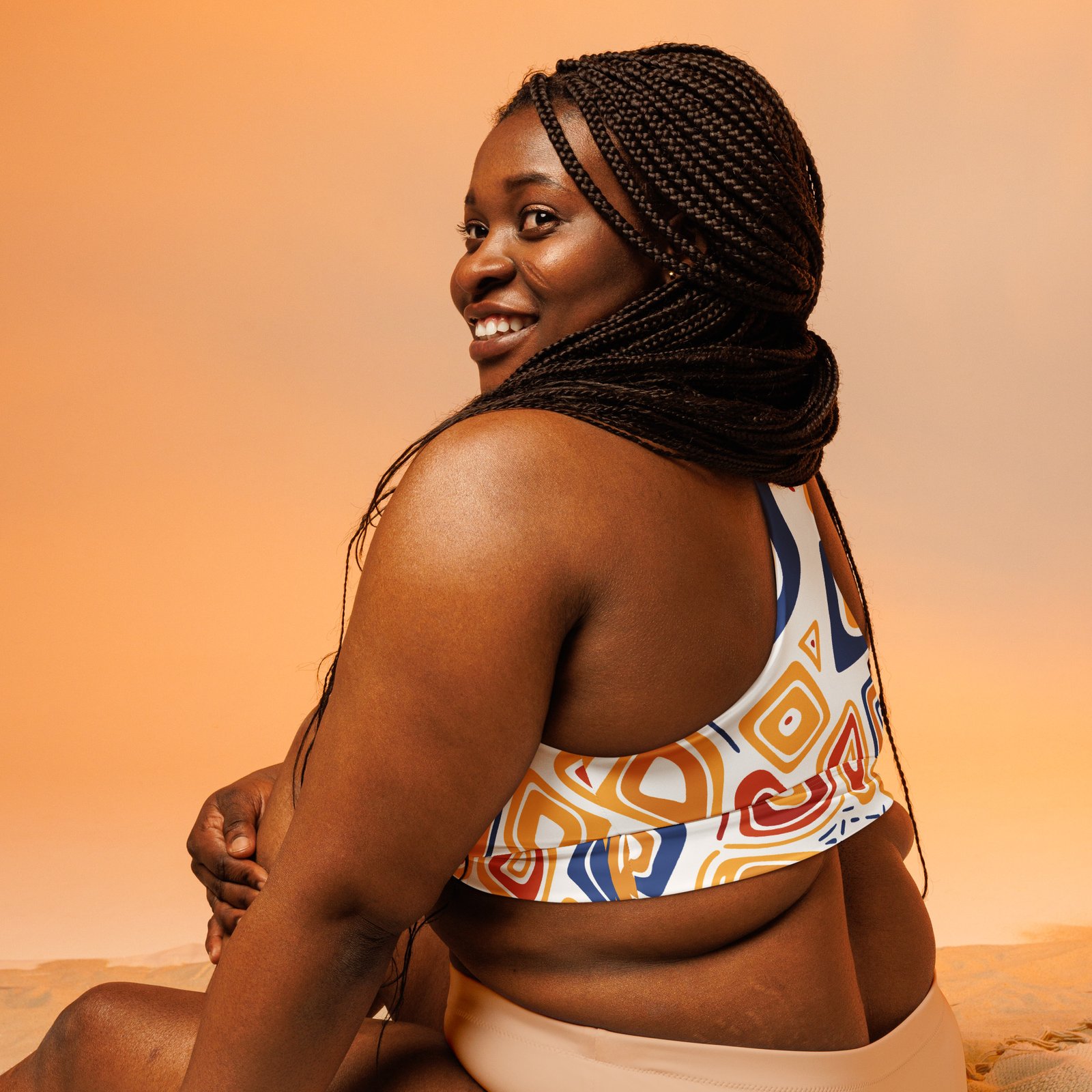 Recycled Longline Sports Bra - Image 2