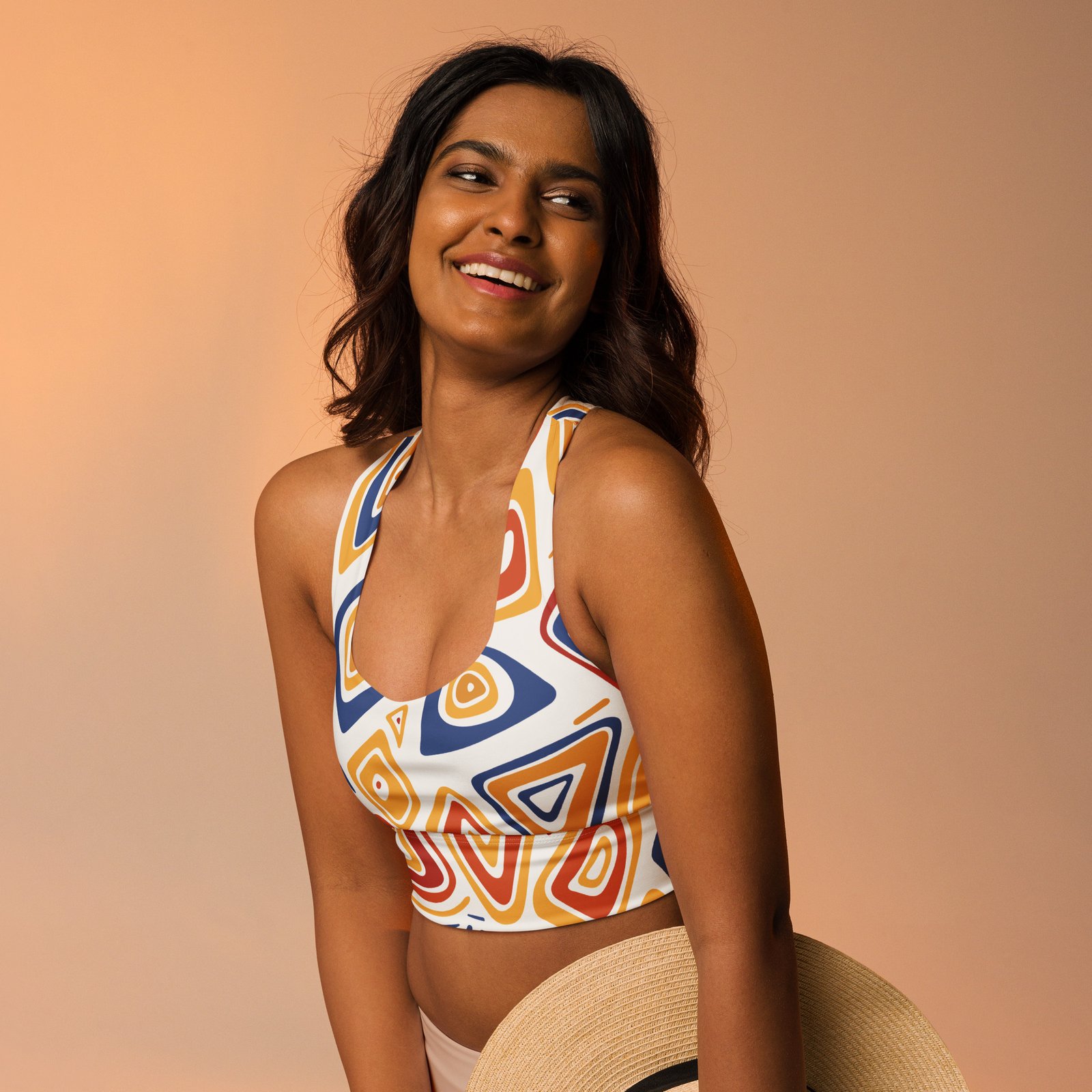 Recycled Longline Sports Bra - Image 5